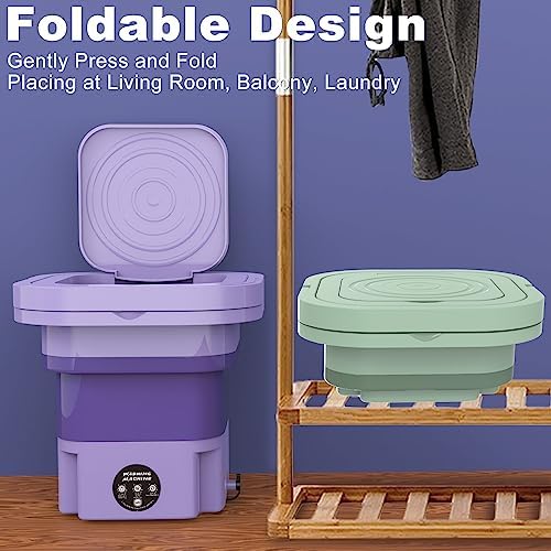 Portable Washing Machine - Mini Foldable Laundry Machine for Clothes
