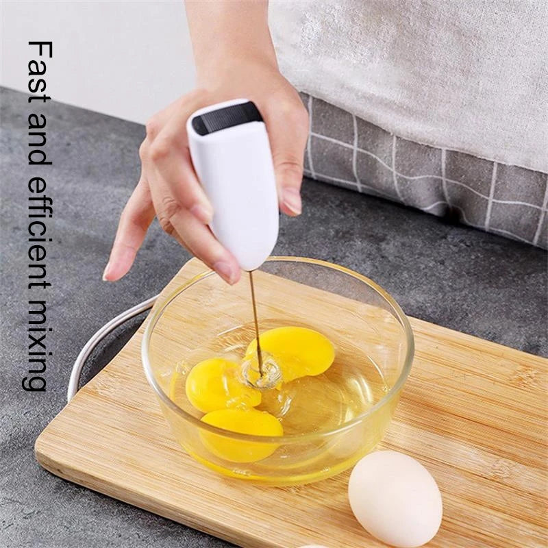 1 Peice Egg Beater Electric Handheld Rotary Egg Whisk Coffee Frothing Wand Milk